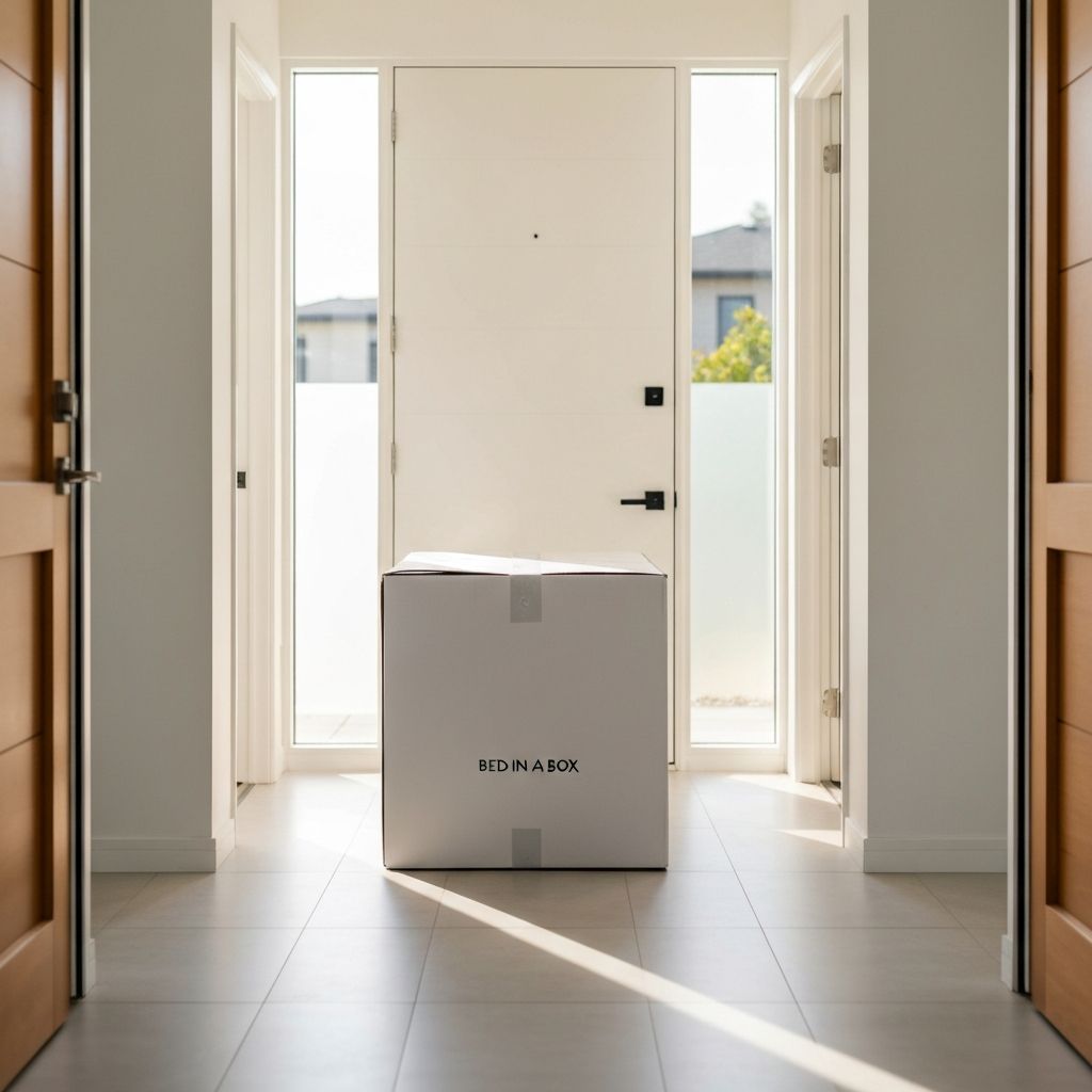 Allswell mattress bed-in-a-box delivery and unboxing